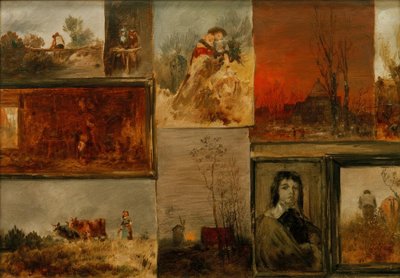 9つの研究で写真を集める 作： Wilhelm Busch
